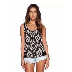 WILDFOX COUTURE WHITE LABEL TRIBAL TRAVEL TANK TOP